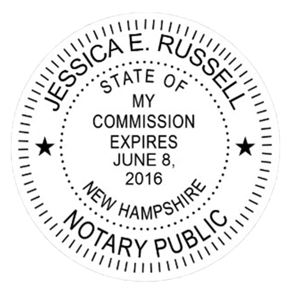 New Hampshire Notary Embosser - Image 4