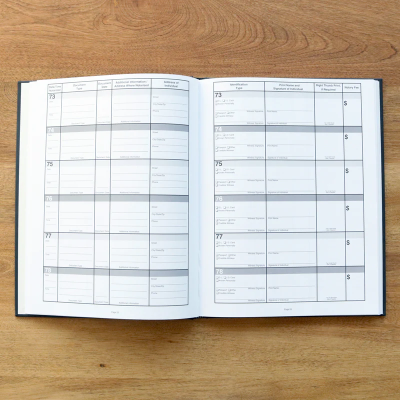 Premium Notary Journal - Image 3